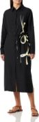 TRIUMPH WOMEN'S THERMAL MYWEAR MAXI DRESS BATHROBE, SKIN-LIGHT COMBINATION, 16