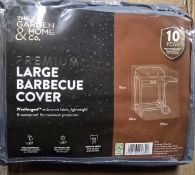 JOB LOT OF 8 PREMIUM LARGE BARBECUE COVER GREY FURNITURE COVER MASSIVE RE SALE POTENTIAL