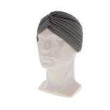 24 X WOMEN SOFT HAIR TURBAN HEAD WRAP GREY