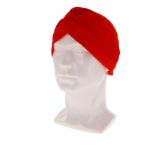 24 X WOMEN HAIR TURBAN HEAD WRAP RED