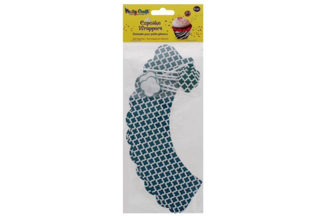 288 X PARTY CRAFT CUPCAKE WRAPPERS MOROCCAN