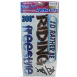 96 X WALL ART AUTOCOLLANTS SNOWBOARDER