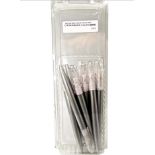 2000 X BALLPEN TWISTY SILVER & WHITE