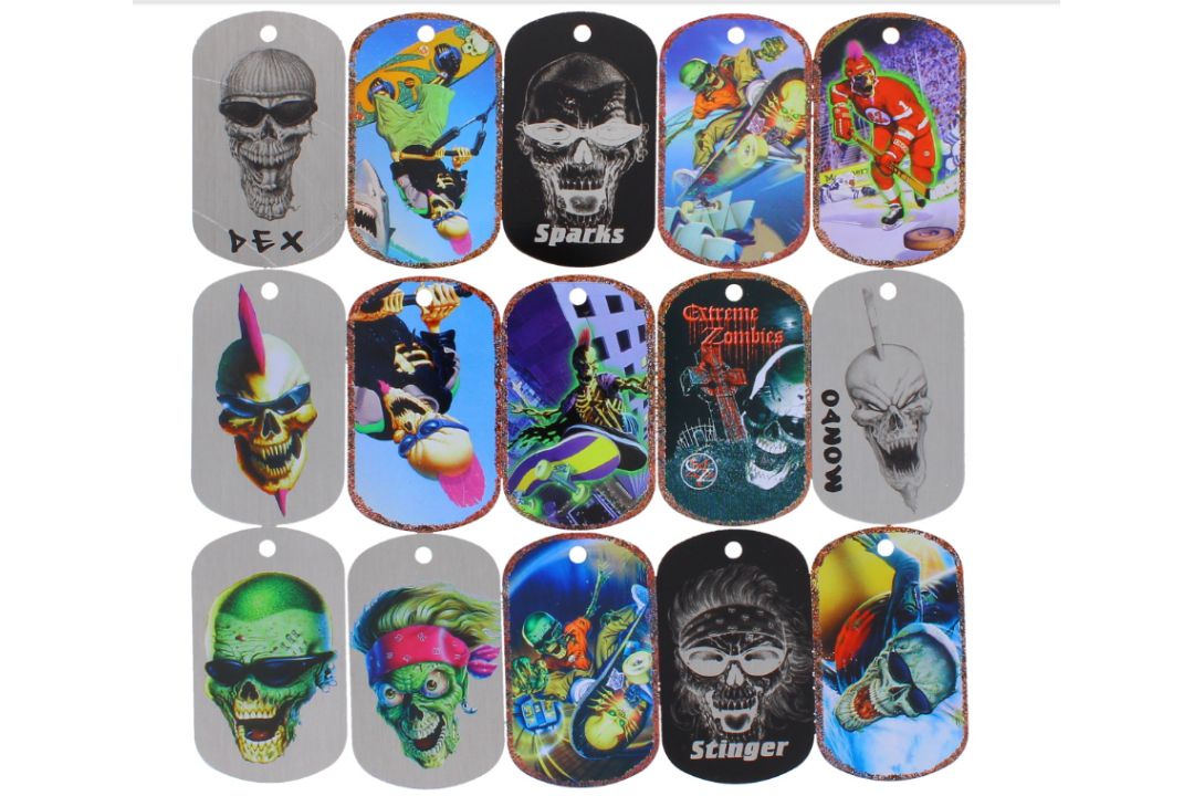 6000 X ASSORTED METAL DOG TAGS