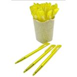 2500 X BALLPEN FROSTY ASSTD YELLOW