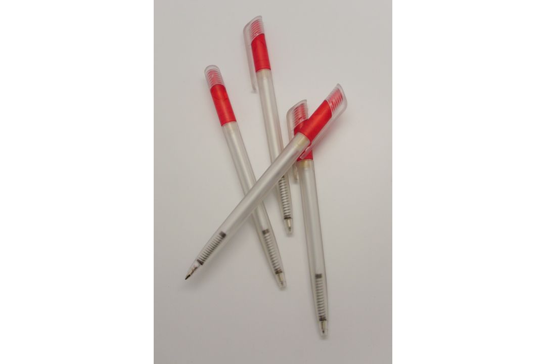4000 X BALLPEN FROSTY ASSTD RED