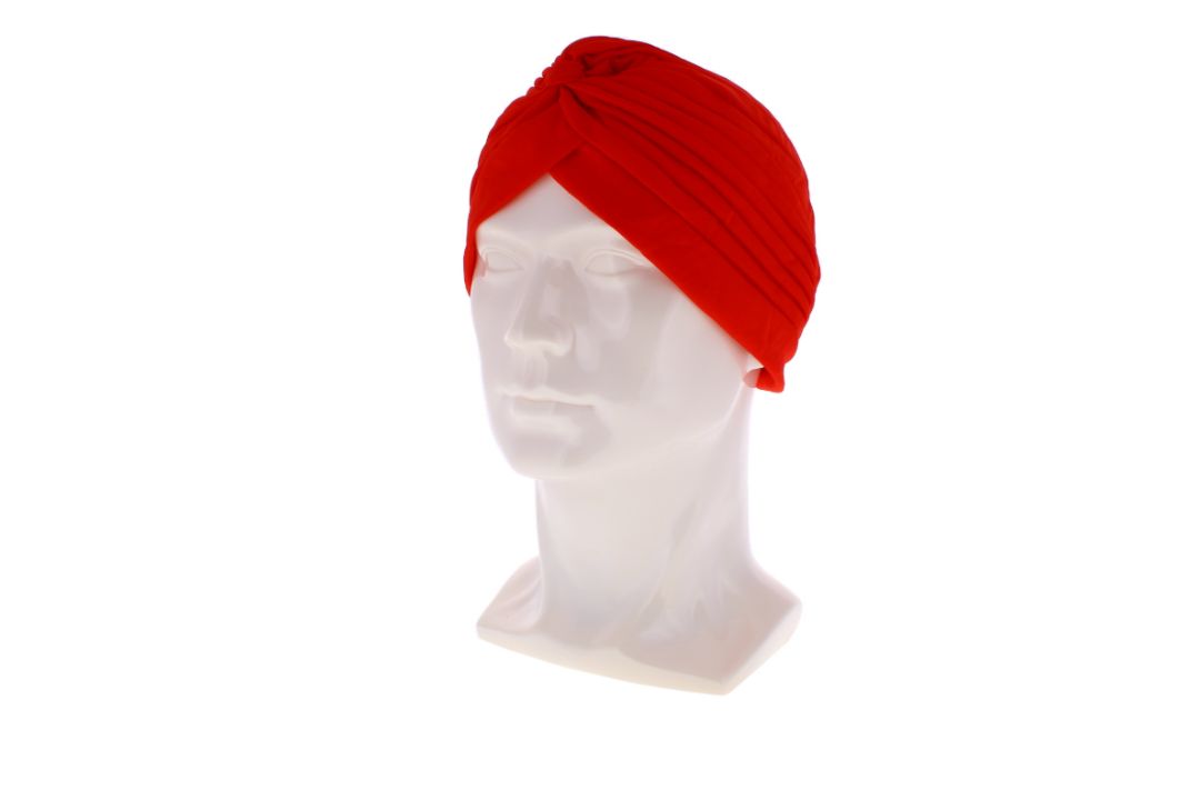 24 X WOMEN HAIR TURBAN HEAD WRAP RED