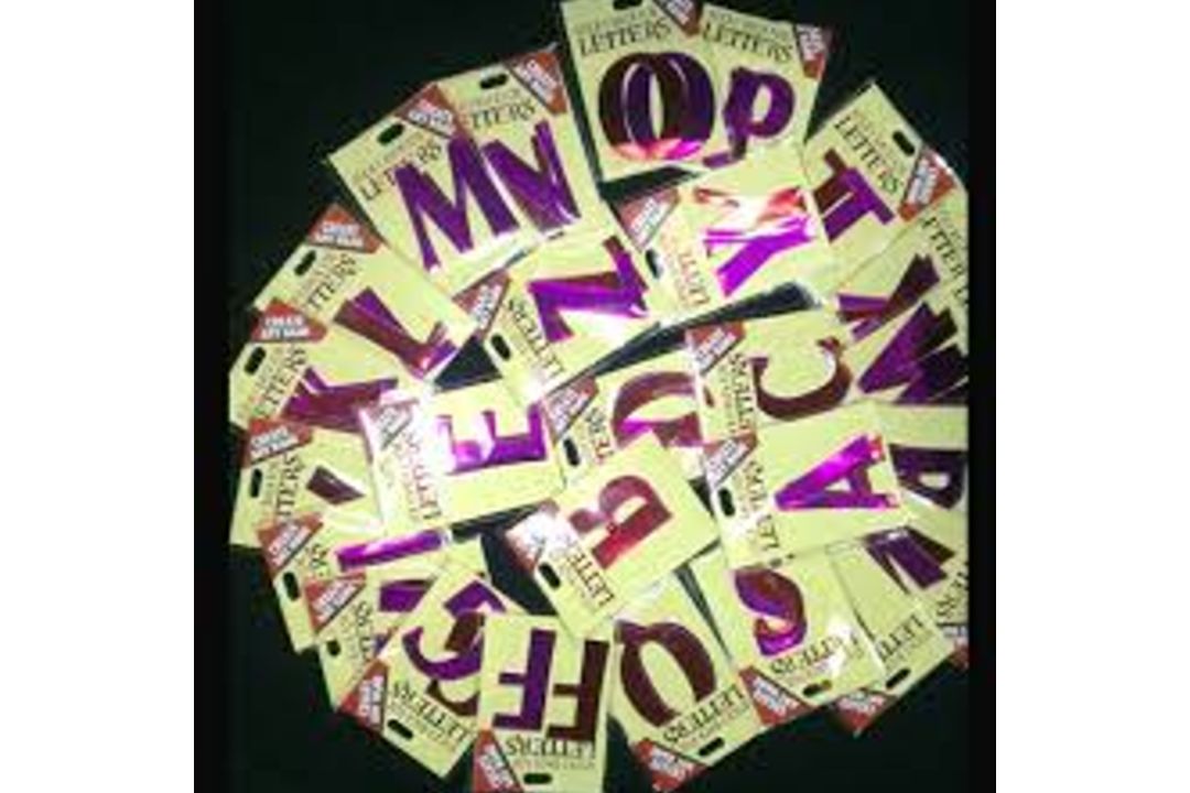 2000 X ALPHABETS STICKERS AST