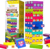 PALLET CONTAINING 660 WOODEN TUMBLING TOWER