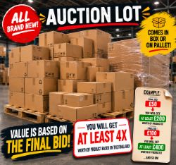 Bulk Clearance Stock Disposal Event – Pallets, Job Lots & Wholesale Goods – Everything Must Sell-For Trade Buyers- Tue- 7th July 11am