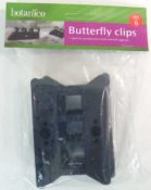 120 X 6PC BUTTERFLY CLIPS