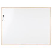 10X BI-OFFICE DRYWIPE BOARD WOOD FRAME 120X90CM