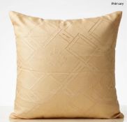 X200 CUSHION COVERS PEACH - MEASURES 16X16" / 40X40 CM -SQUARE FLORAL DESIGN - QUALITY FABRIC