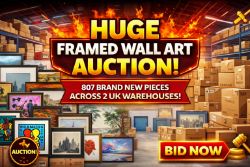 807 X BRAND NEW OPEN-EDITION DECORATIVE FRAMED WALL ART COLLECTION | TOTAL RRP £81,426 - Ending Thur 6th Aug 11am
