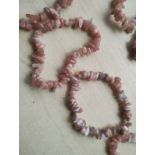 SUNSTONE GEMSTONE CHRYSTAL CHIP BRACELETS - NEW IN ORIGINAL PACKAGING - JOBLOT OF 10