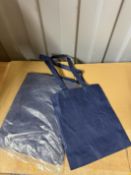 BOX OF 200 NAVY NON WOVEN SHOULDER BAGS