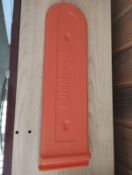 HUSQVARNA CHAINSAW BLADE PROTECTOR - ORANGE - NEW - 19" L X 5.5" WIDE