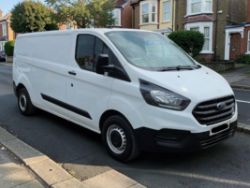 **(ONLY 73K MILEAGE)** 2021 FORD TRANSIT CUSTOM 300LEADER EBLUE L2H1 1996CC >>--NO VAT ON HAMMER--<<