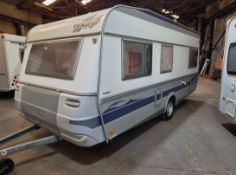 2007 FENDT SAPPHIRE PREMIUM TOURING CARAVAN – TWIN LOUNGE >>--NO VAT ON HAMMER--<<