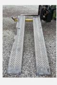 IFOR WILLIAMS 8FT STEEL LOADING RAMPS