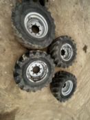 SET OF 4 X 420/75R20 WHEELS & TYRES