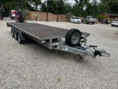 IFOR WILLIAMS LM186G3 FLATBED TRAILER >>--NO VAT ON HAMMER--<<
