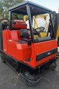 (500 HOURS) HAKO RIDE ON ROAD/YARD SWEEPER