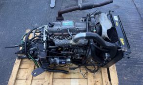 TOYOTA 1DZ-III FORKLIFT DIESEL ENGINE & REXROTH HYDRAULIC PUMP