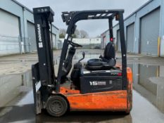 **(INCLUDES CHARGER)** 2015 DOOSAN B15T-5