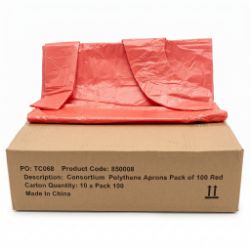 CONSORTIUM RED APRONS FLAT 1000 X 50