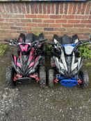 2X ZORAX MINI ELECTRIC QUADBIKES