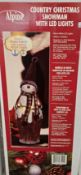 JOB LOT OF 10 RESIN SNOWMAN WITH LED LIGHTS GREAT RESALE POTENTIAL