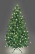 JOB LOT OF 10 SHATCHI PREMIUM PRE LIT CHRISTMAS TREE ALASKAN PINE GREEN 5FT WARM WHITE