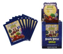 94 X 50PK ANGRY BIRDS SPACE STICKERS DISPLAY BOX