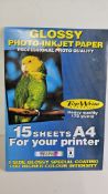 32 PC GLOSSY PHOTO-INKJET PAPER