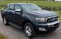 2018 FORD RANGER LIMITED 4X4 DCB TDCI 2.2 DIESEL MANUAL GREY PICK UP