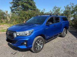 **(ONLY 113K MILEAGE)** 2020 TOYOTA HILUX INVINCIBLE X D-4D 4WD DCB AUTOMATIC 2393CC PICK UP BLUE