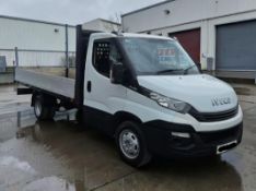 2017 IVECO DAILY 35C14 2.3 DIESEL MANUAL CHASSIS CAB LWB DROPSIDE PICKUP >>--NO VAT ON HAMMER--<<