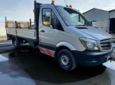 2016 MERCEDES-BENZ SPRINTER 313 CDI EXTRA LONG WHEELBASE 14FT ALLOY DROPSIDER (65 REG)