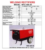 400AMPS ARC WELDING RECTIFIER