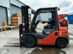2019 TOYOTA 02-8FGF25 LP GAS FORKLIFT – 2500KG CAPACITY