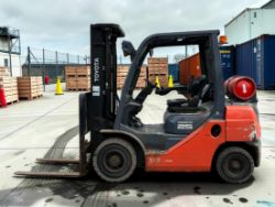2019 TOYOTA 02-8FGF25 LP GAS FORKLIFT – 2500KG CAPACITY