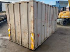 12FT X 6FT SECURE SHIPPING CONTAINER / CANTEEN / OFFICE