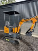 CAPTOK CK13 1.3 TON MINI DIGGER – UNUSED – DIESEL ENGINE – THUMB GRAB – HYDRAULIC PIPED