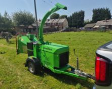 2016 GREENMECH 150 ARBORIST WOOD CHIPPER >>--NO VAT ON HAMMER--<<