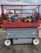 SKYJACK SJ4632 ELECTRIC SCISSOR LIFT ACCESS PLATFORM (317KG CAPACITY, 11.7M WORKING HEIGHT)