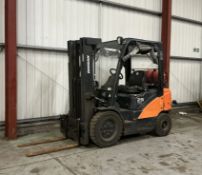 2018 DOOSAN G25P-7 LP GAS FORKLIFT 2.5T DUPLEX