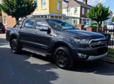 **(ONLY 107K MILEAGE)** 2019 FORD RANGER LIMITED ECOBLUE 2.0 4WD >>--NO VAT ON HAMMER--<<