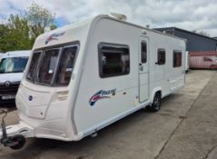 2009 BAILEY PAGEANT SERIES 6 BURGUNDY 4-BERTH TOURING CARAVAN >>--NO VAT ON HAMMER--<<