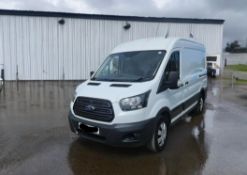 **(ONLY 99K MILEAGE)** 2018 FORD TRANSIT 350 L2H2 1996CC DIESEL VAN >>--NO VAT ON HAMMER--<<